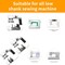 3 Sizes Rolled Hem Pressure Foot Sewing Machine Presser Foot Hemmer Foot Set (1/2 Inch, 3/4 Inch, 1 Inch) for Singer, Brother, Janome and Other Low Shank Adapter (Rolled Hem Presser Feet)
